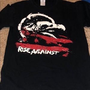 Rise against band tshirt